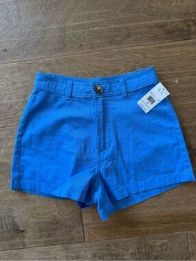 Billabong Women's High-Waist Electric Blue Shorts, size 25, NWT